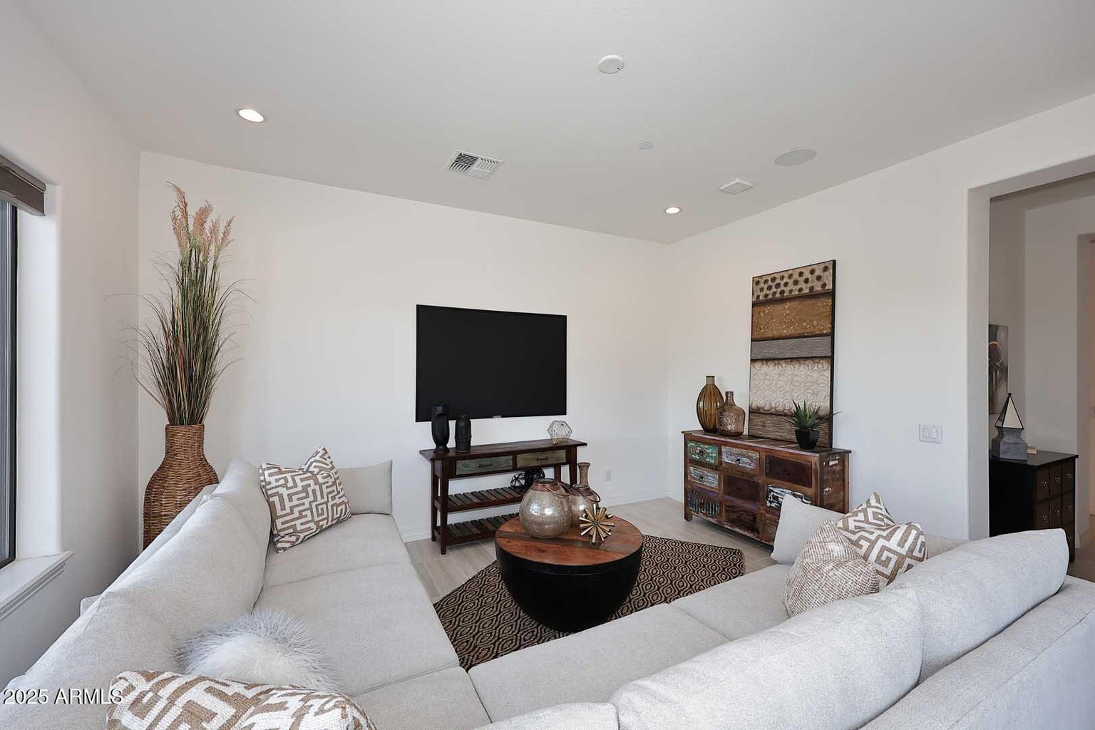 Professionally staged living room by Prime Spaces